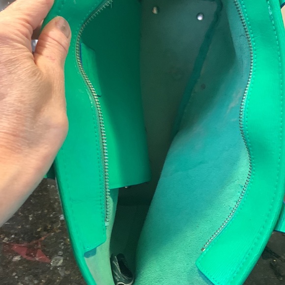 LAUREN TOTE GEMS JEWELS GREEN EMBELLISHED - Picture 15 of 16